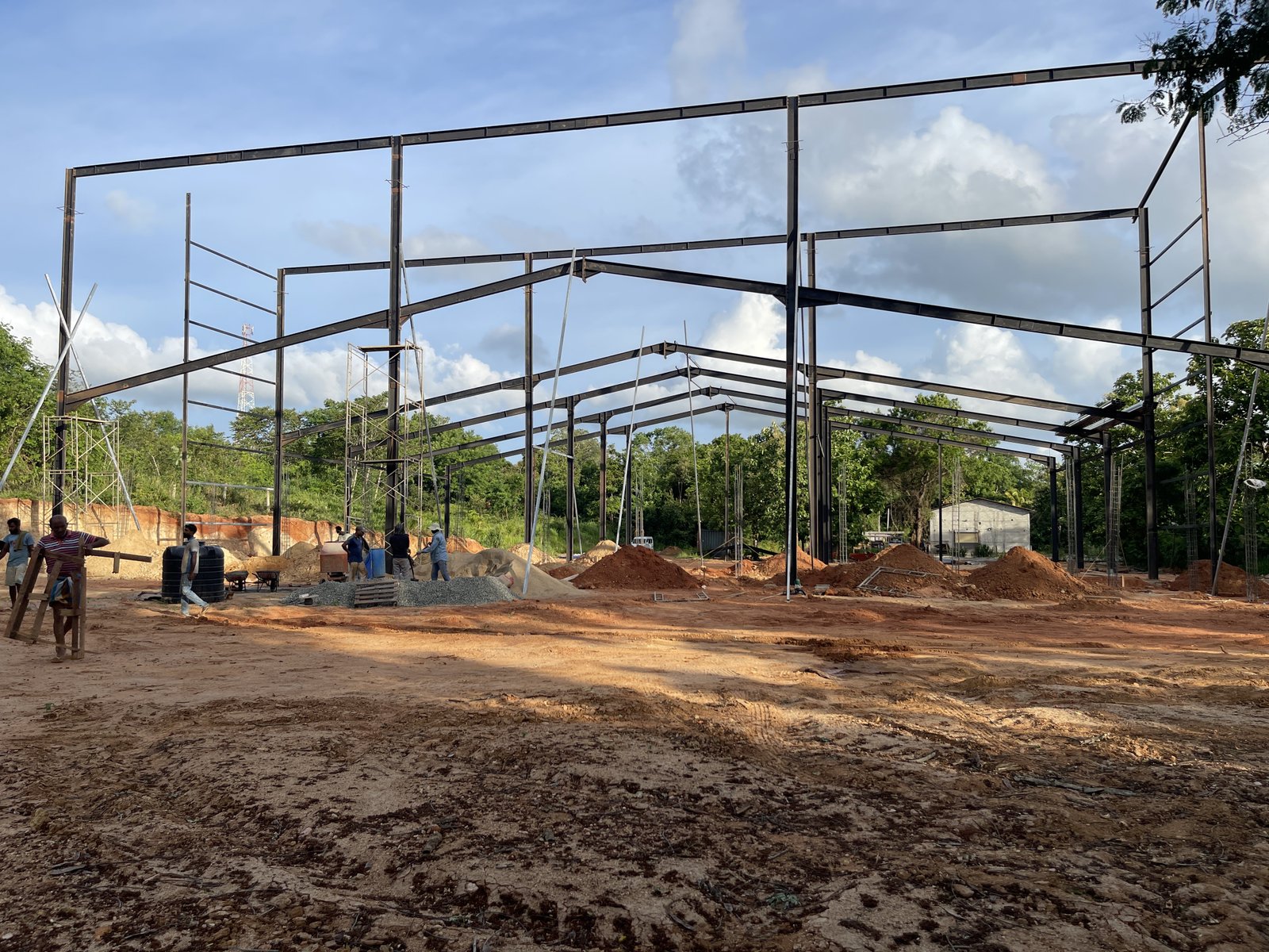 BLACKBRIdge steel construction project
