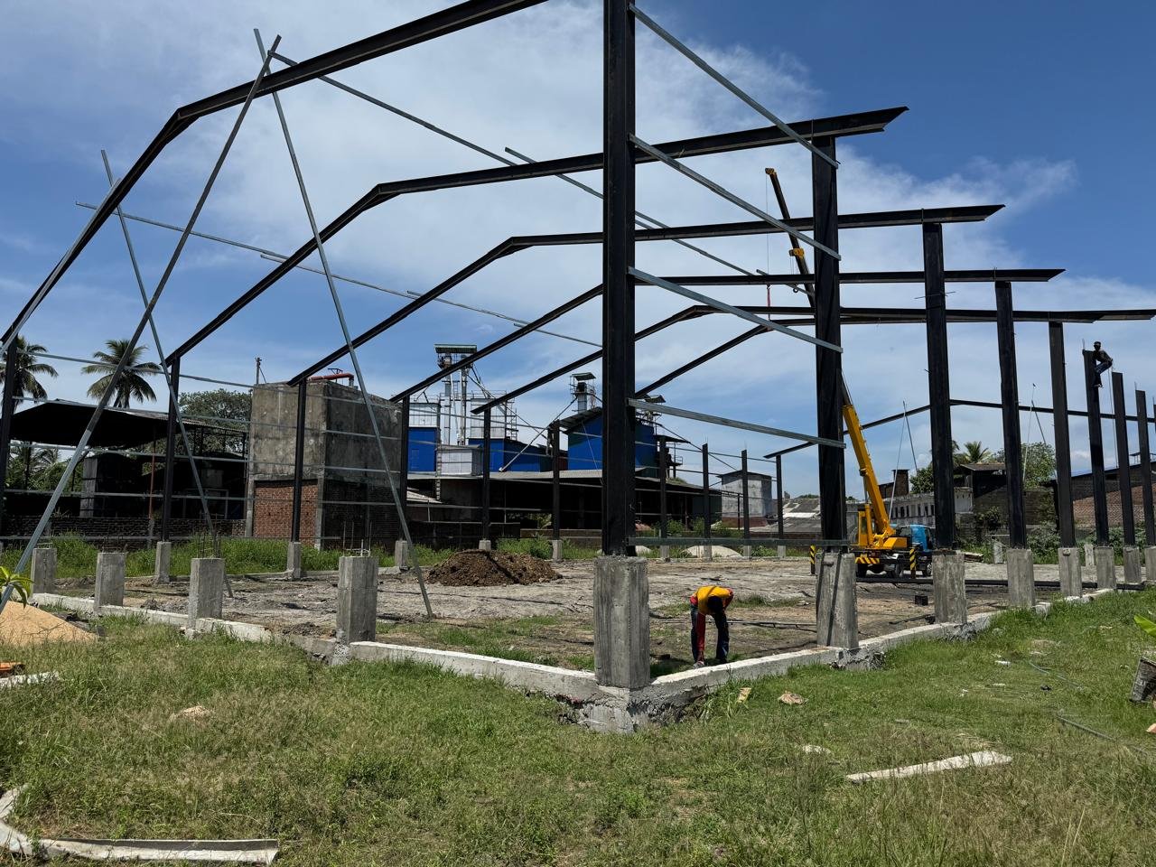 BLACKBRIdge steel construction project