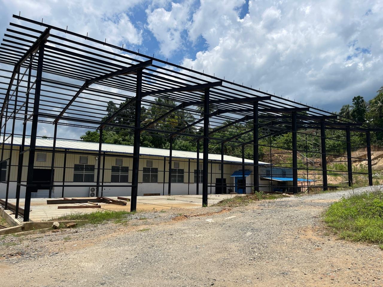 BLACKBRIdge steel construction project
