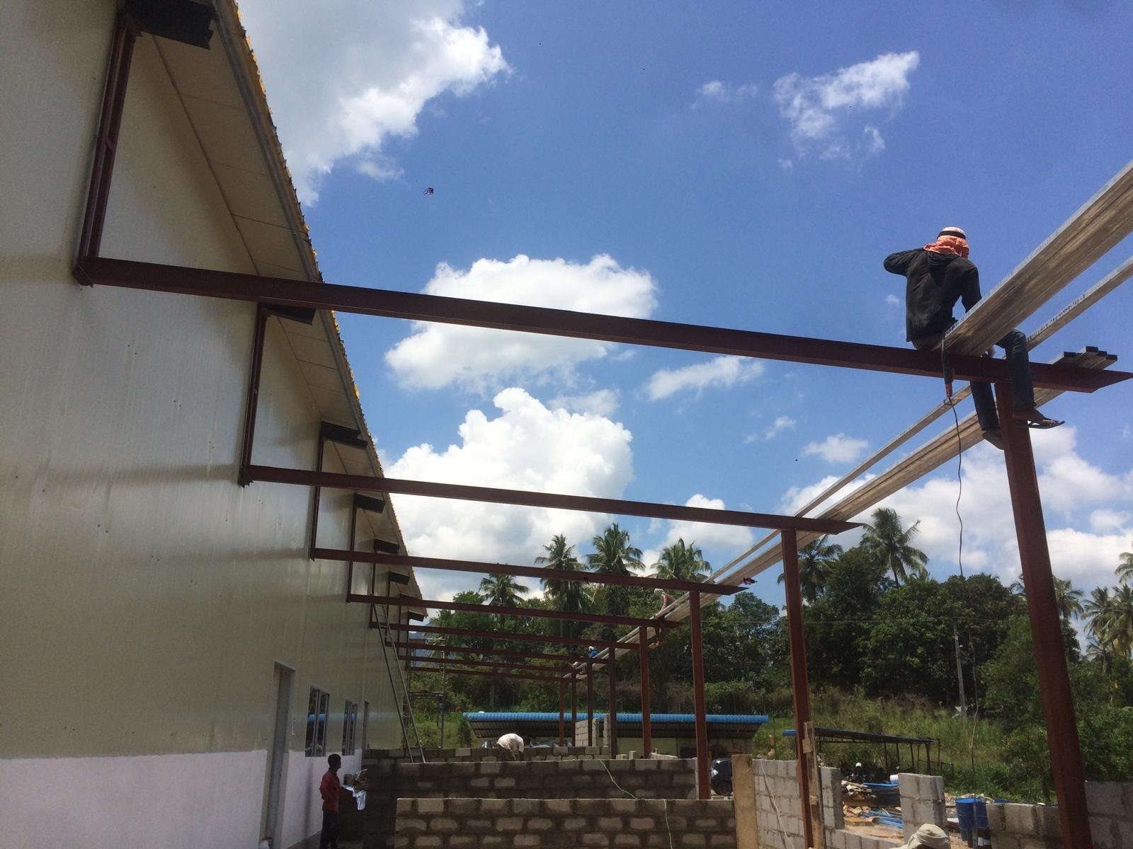 BLACKBRIdge steel construction project